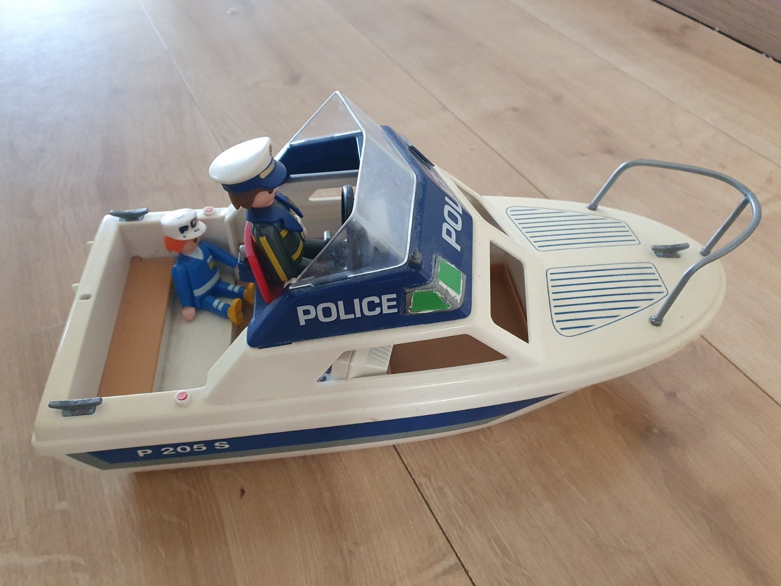 Playmobil politieboot, Ophalen, Gebruikt, Losse onderdelen, Boot/Schip