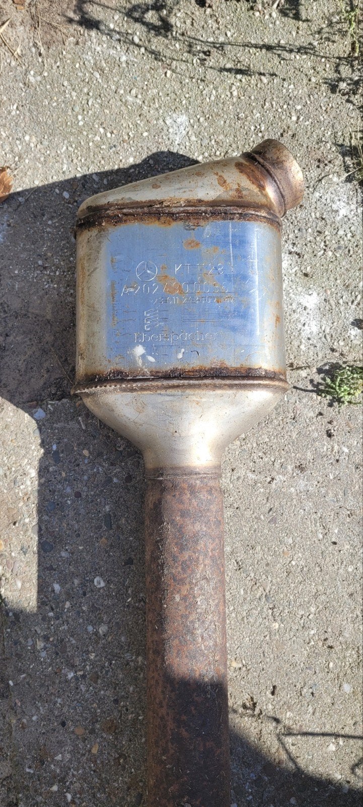 Originele Mercedes Katalysator A2024900036 KT1128, Ophalen of Verzenden, Gebruikt, Mercedes-Benz