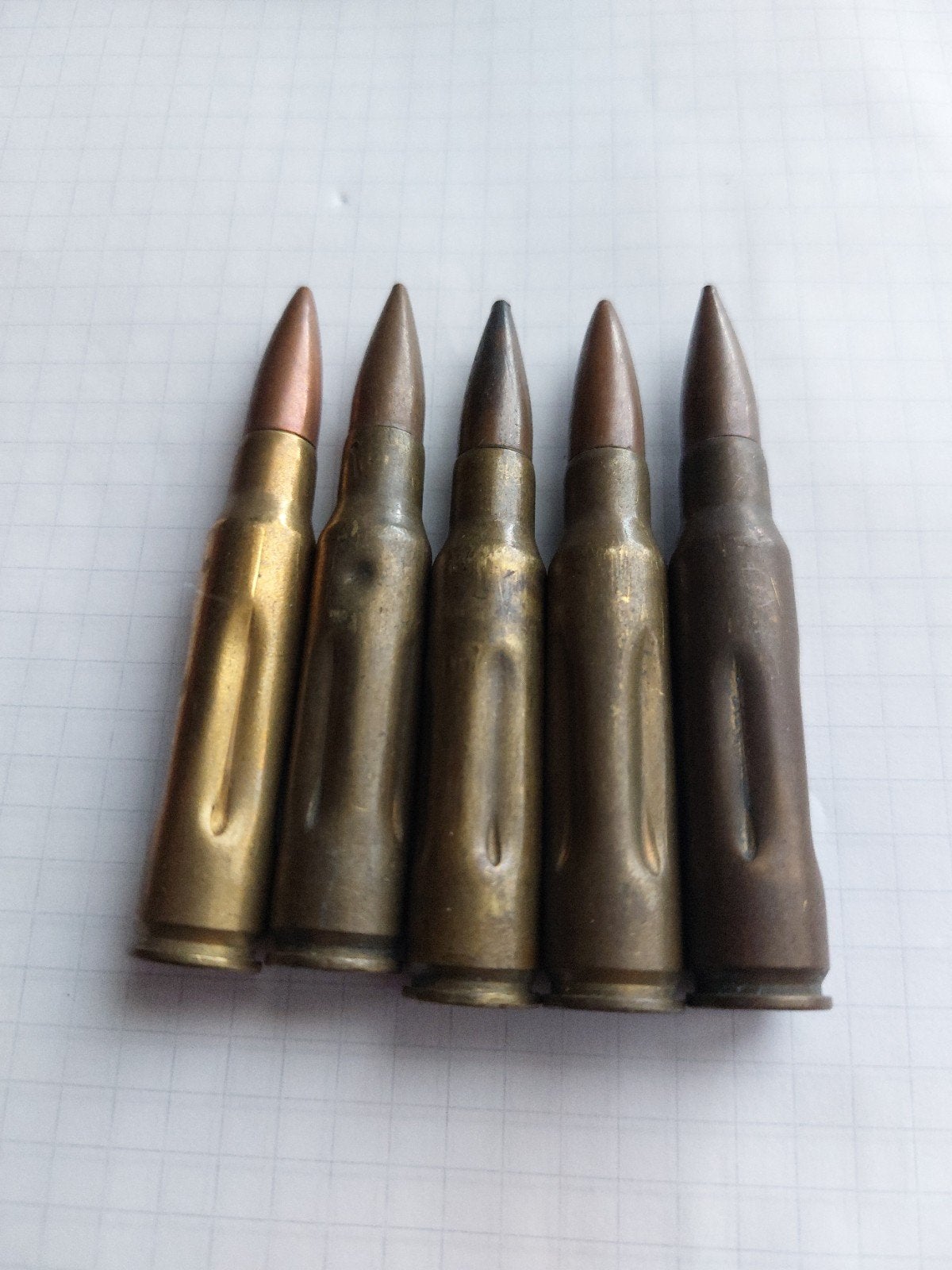 Amerikaanse dummy's met koperen punt, Verzamelen, Ophalen of Verzenden, Amerika, Hulzen of Bodemvondsten
