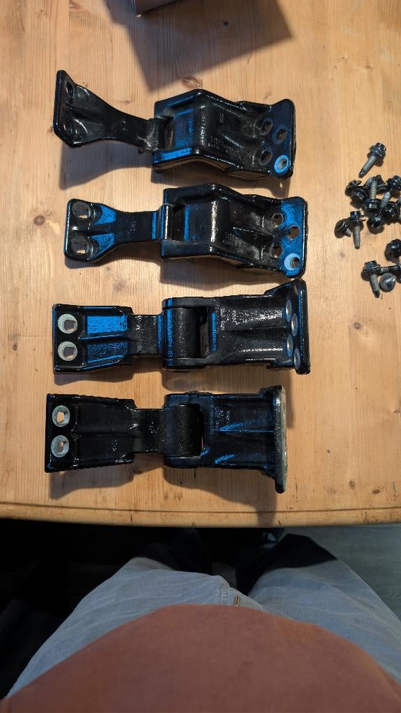 Ford Transit Custom Scharnierset Achterdeur, Auto-onderdelen, Gebruikt, Achterklep, Ophalen of Verzenden, Ford