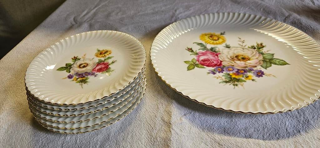 Gebakset jaren 60, Huis en Inrichting, Keuken | Servies, Ophalen, Overige stijlen