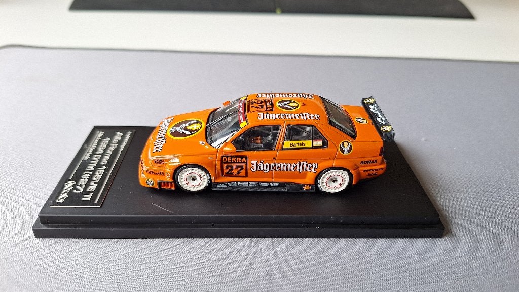 HPI Racing Alfa Romeo 155 V6 TI DTM #27 Jägermeister 1:43, Ophalen of Verzenden, Gebruikt, Auto, Overige merken