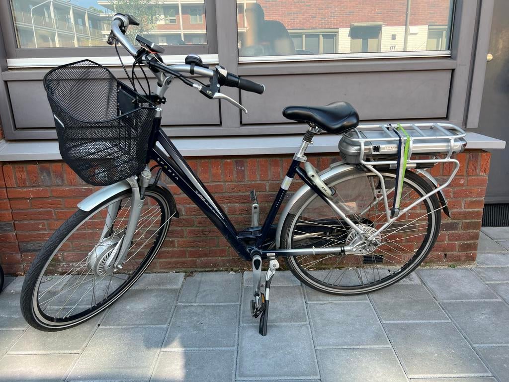 Elektrische Sparta LE230 E-bike met mand, lezen, Fietsen en Brommers, Elektrische fietsen, Ophalen, Sparta, Gebruikt, 51 tot 55 cm