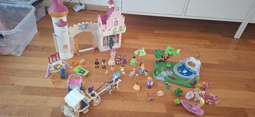 Playmobil prinsessen kasteel,  diverse sets, Kinderen en Baby's, Speelgoed | Playmobil, Ophalen of Verzenden, Gebruikt, Complete set