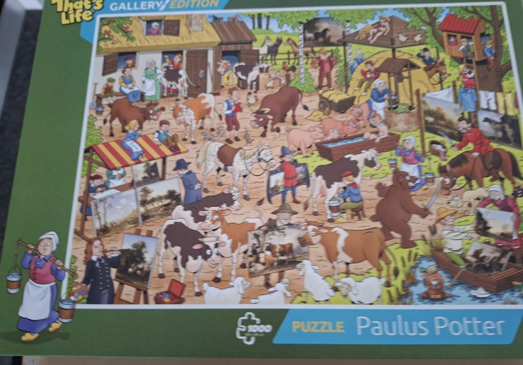 That’s Life - Paulus Potter - Gallery Edition, Ophalen of Verzenden, 500 t/m 1500 stukjes, Zo goed als nieuw, Legpuzzel