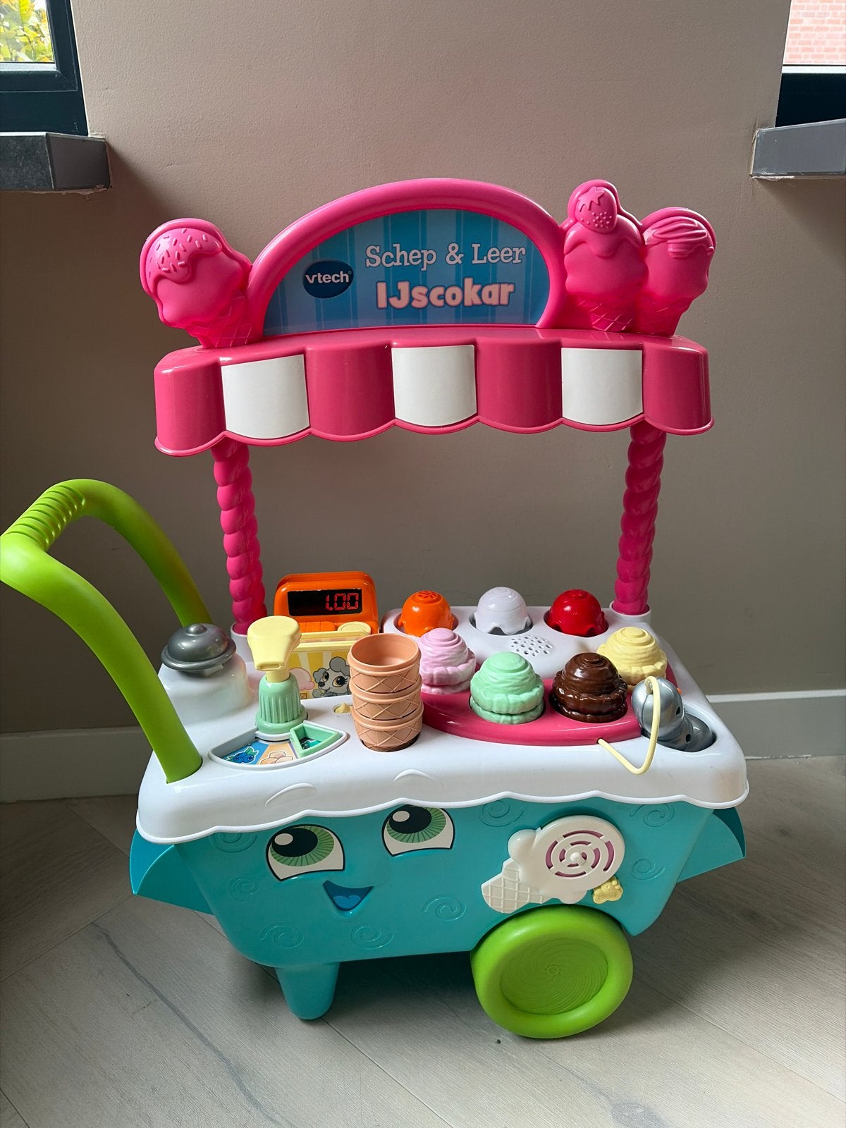 VTech Schep & Leer IJscokar - Interactief Speelgoed, Ophalen, Zo goed als nieuw, Knutselen, Met licht