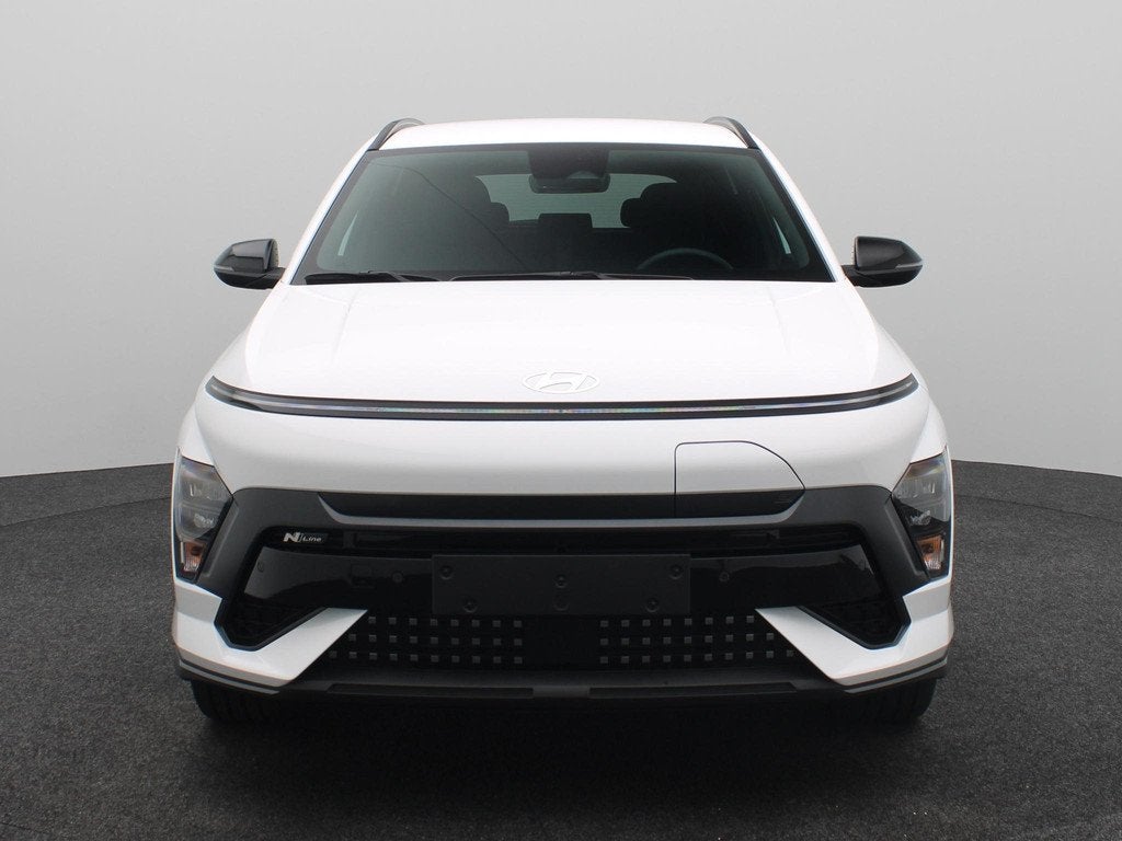 Hyundai Kona Electric N Line Business 64.8 kWh | Warmtepomp, Auto's, Hyundai, Stof, Met garantie (alle), Wit, Nieuw