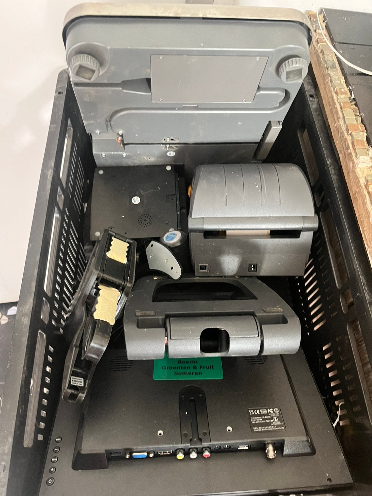 Bijna nieuw POS-systeem met betaalautomaat en printer, Ophalen of Verzenden, Zo goed als nieuw