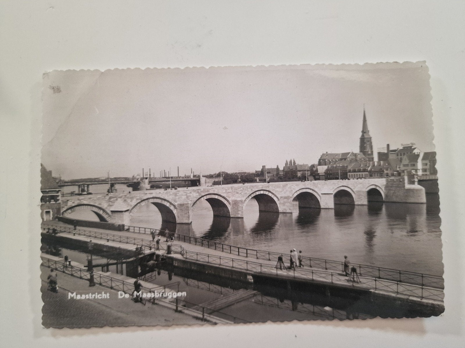 Oude Ansichtkaart Maastricht: De Maasbruggen, Ophalen of Verzenden, Voor 1920, Ongelopen, Limburg