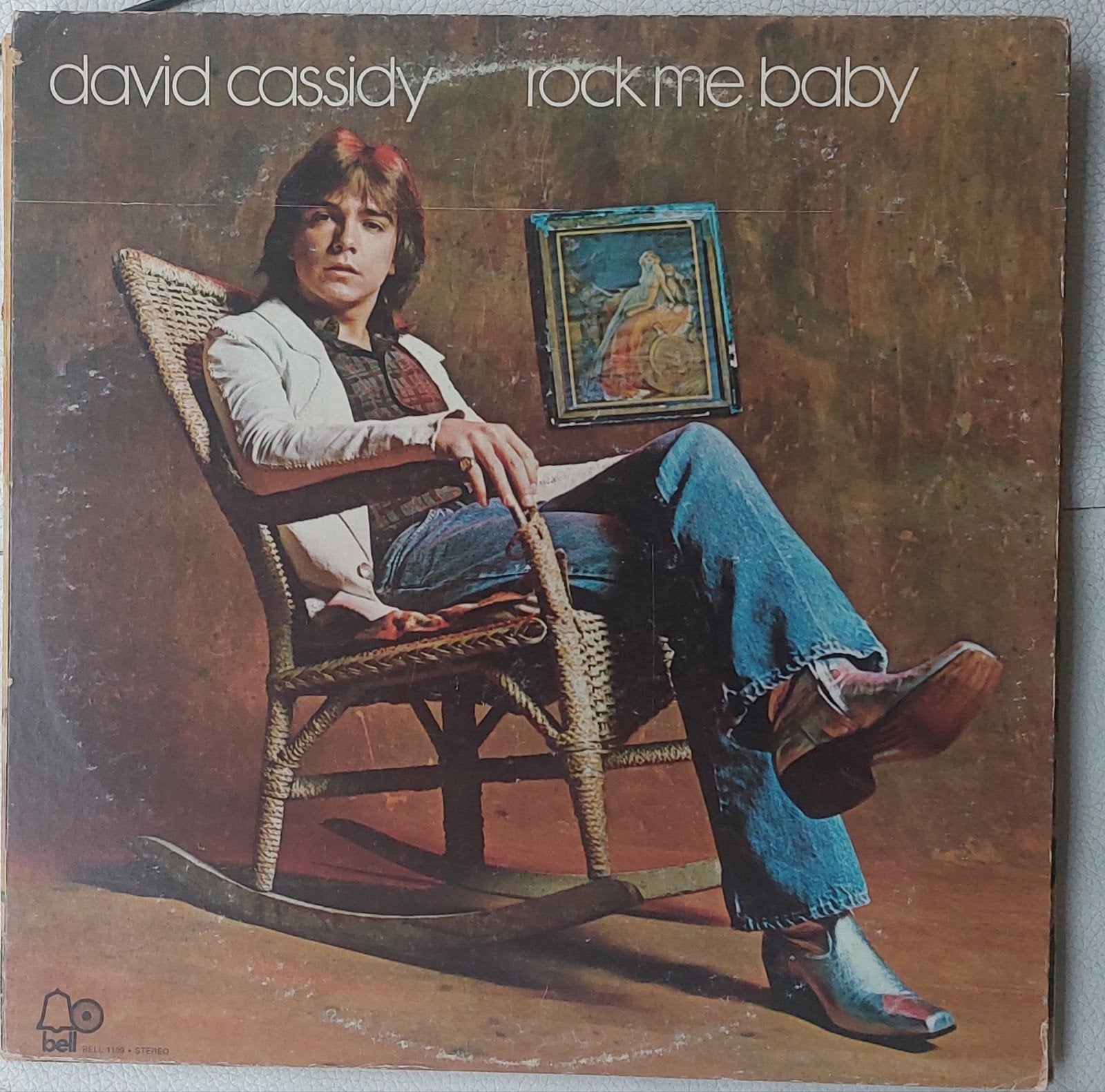 David Cassidy - Rock Me Baby LP (Bell Records), Ophalen of Verzenden, 1970 - 1979, Gebruikt, 12 inch