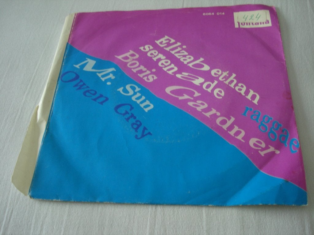 BORIS GARDNER/ OWEN GRAY - ELIZABETHAN SERENADE/ MR.SUN, Gebruikt, 7 inch, Ophalen of Verzenden, Reggae en Ska