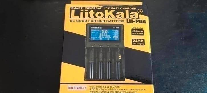 LiitoKala Lii-PD4 batterij tester en oplader, Ophalen