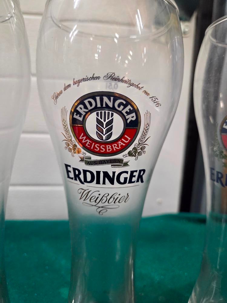 bierglazen erdinger weissbier 50 cl, Ophalen of Verzenden, 'T Olde Gre-j, Info@toldegrej.nl, Endepoelstraat 20f Didam