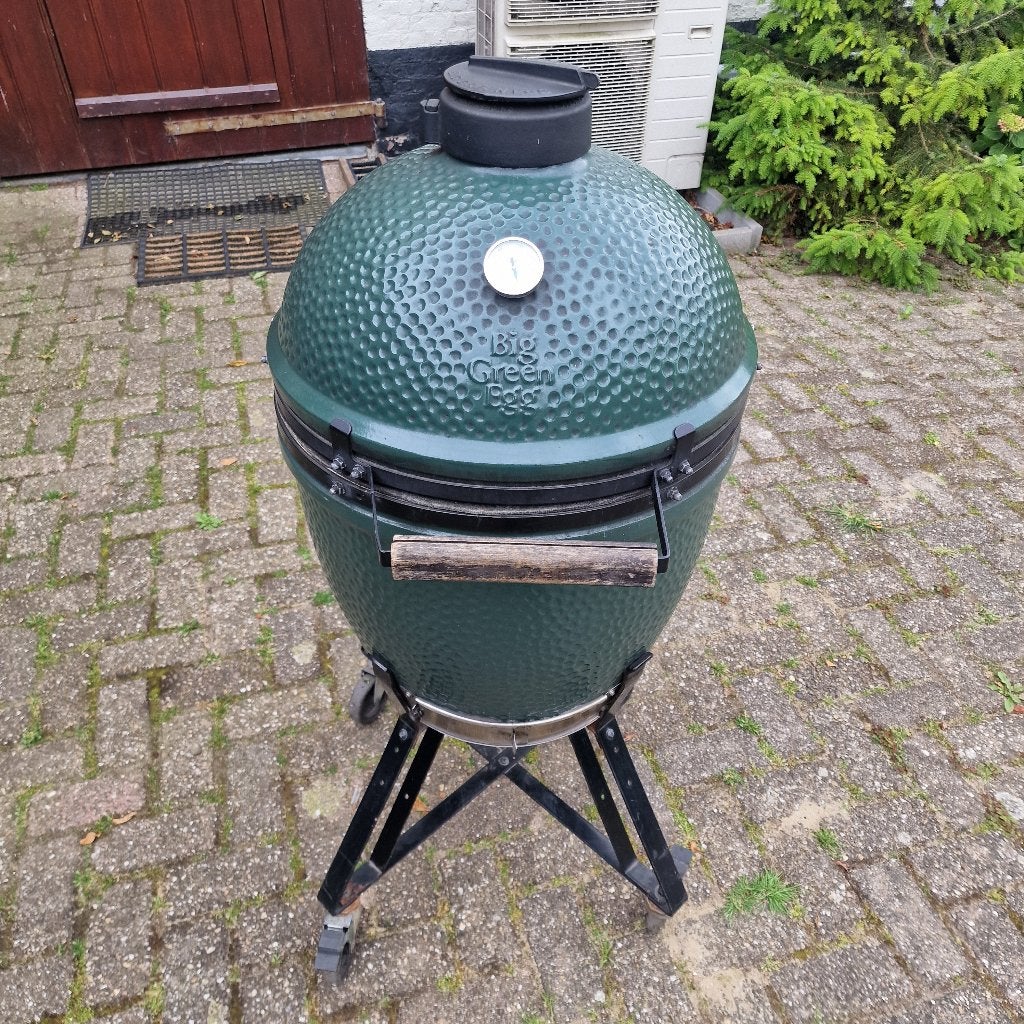 Big Green Egg Large Compleet, Ophalen of Verzenden, Gebruikt, Big Green Egg, Met accessoires