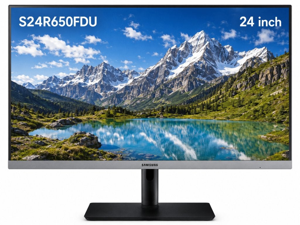 Samsung S24R650FDU – 24 inch monitor, Kantelbaar, Nieuw, Full HD, Ophalen of Verzenden