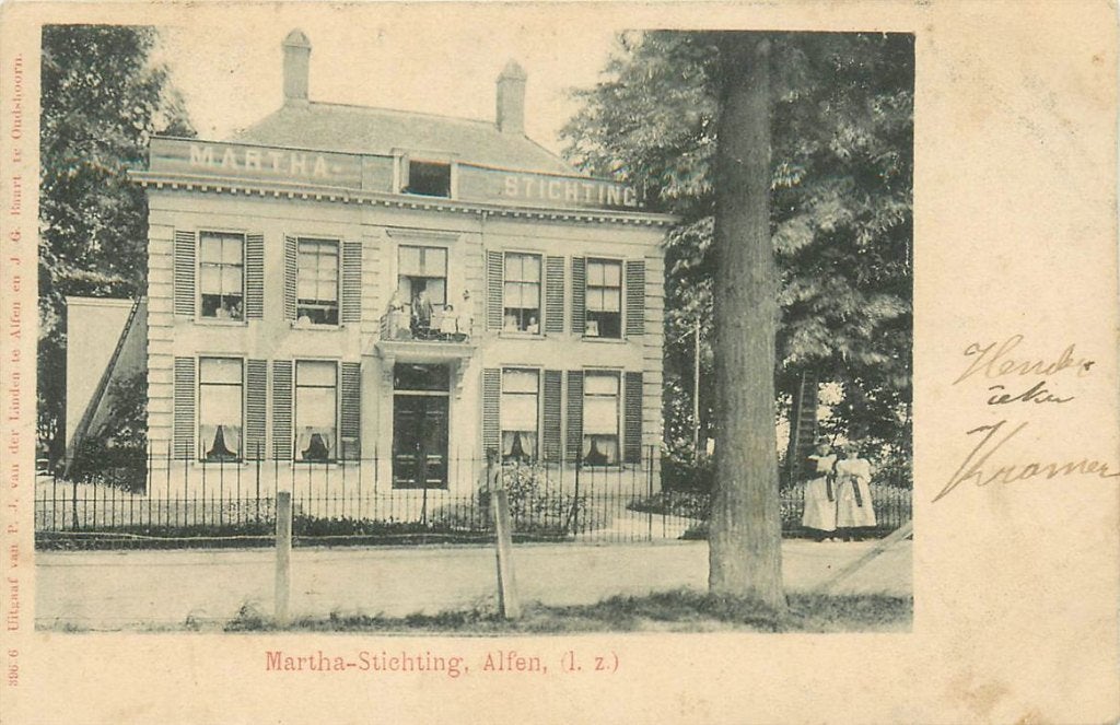 702-046-003 Alphen A D Rijn Martha Stichting, Verzenden, Voor 1920, Zuid-Holland