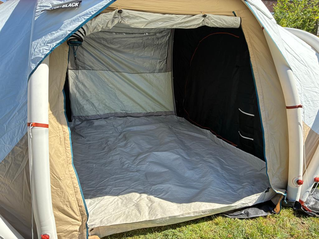 Decathlon Quechua Air Seconds 4.2 Fresh & Black Tent, Caravans en Kamperen, Tenten, Ophalen, Zo goed als nieuw, Tot en met 4