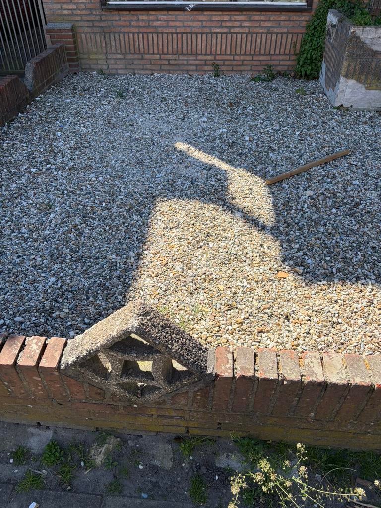 Voortuin vol kiezelstenen gratis, Tuin en Terras, Ophalen, Zo goed als nieuw