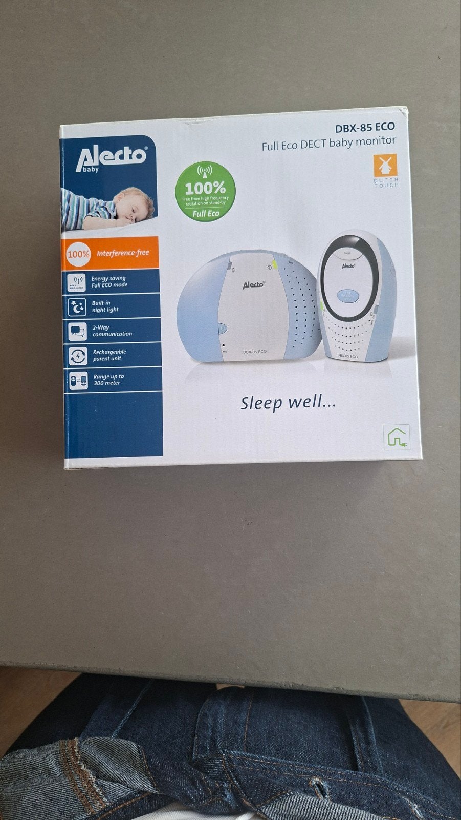 Alecto DBX-85 ECO Babyfoon - Zo goed als nieuw, Ophalen of Verzenden, Zo goed als nieuw, 250 meter of meer, Digitaal