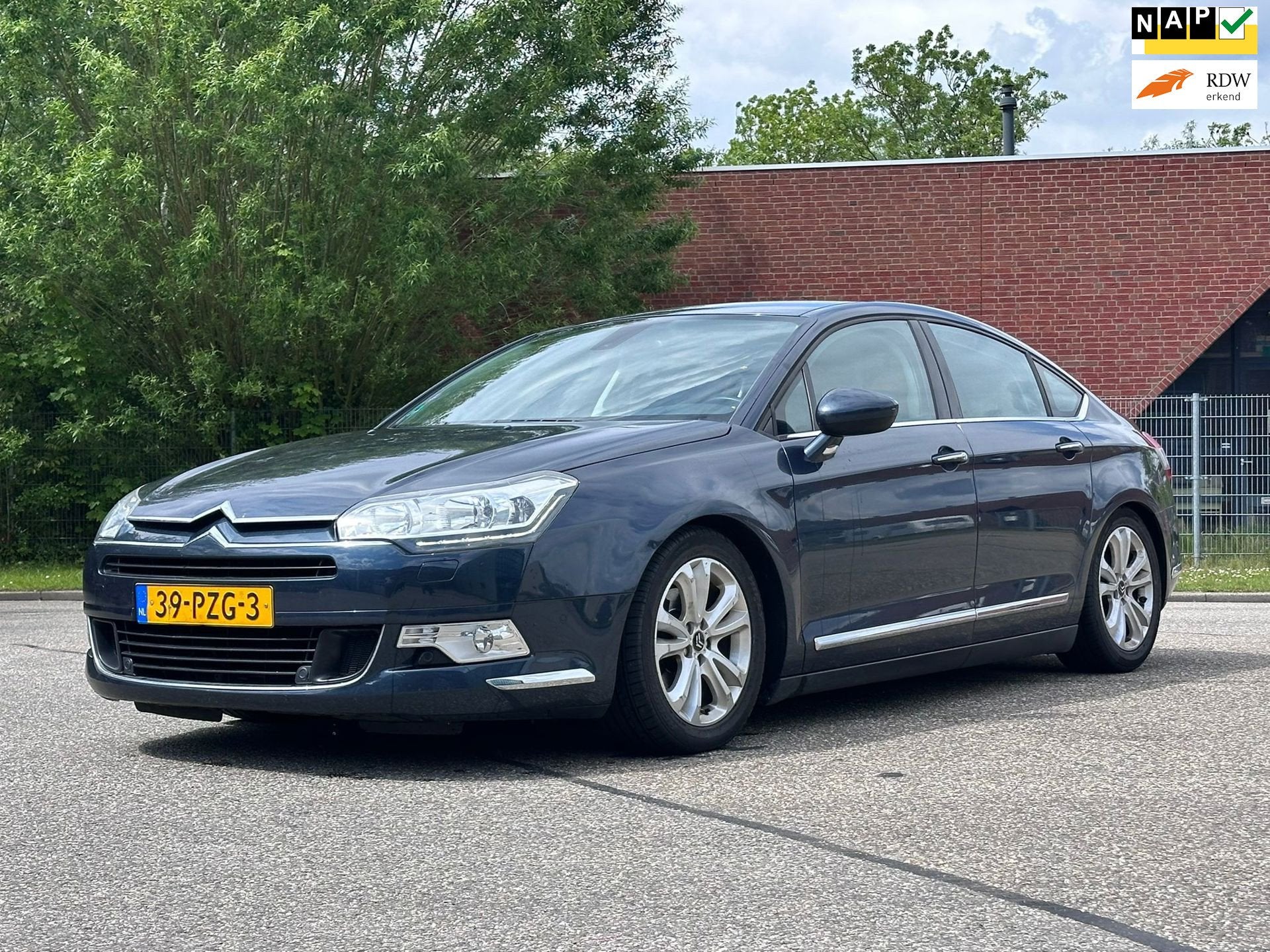 Citroen C5 1.6 THP Exclusive Navigatie*NAP*Cruise*Trekhaak*C, Voorwielaandrijving, 15 km/l, Gebruikt, Blauw