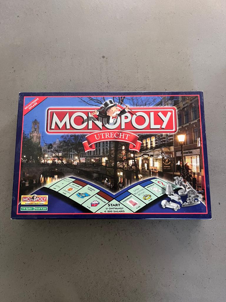 Monopoly Utrecht - Gelimiteerde Editie Bordspel, Ophalen of Verzenden, Zo goed als nieuw