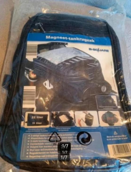 B square tanktas 11-22liter verhoogbaar nieuw magneet, Nieuw, Ophalen of Verzenden