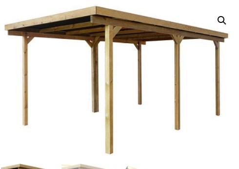 Nieuwe houten Carport ( 3m bij 6m ) ( nooit opgezet ), Tuin en Terras, Overkappingen, Ophalen, Nieuw, Carport