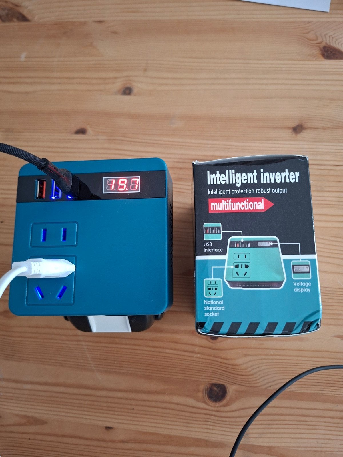 Intelligente Inverter Powerbank 120W - voor Makita accu, Ophalen of Verzenden, Nieuw
