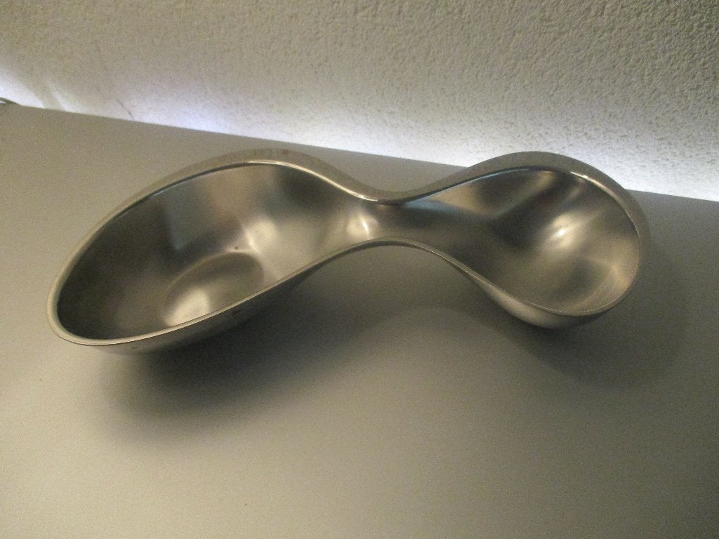 Alessi Babyboob design Ron Arad  snackschaaltje, Ophalen of Verzenden, Overige typen, Gebruikt, Metaal