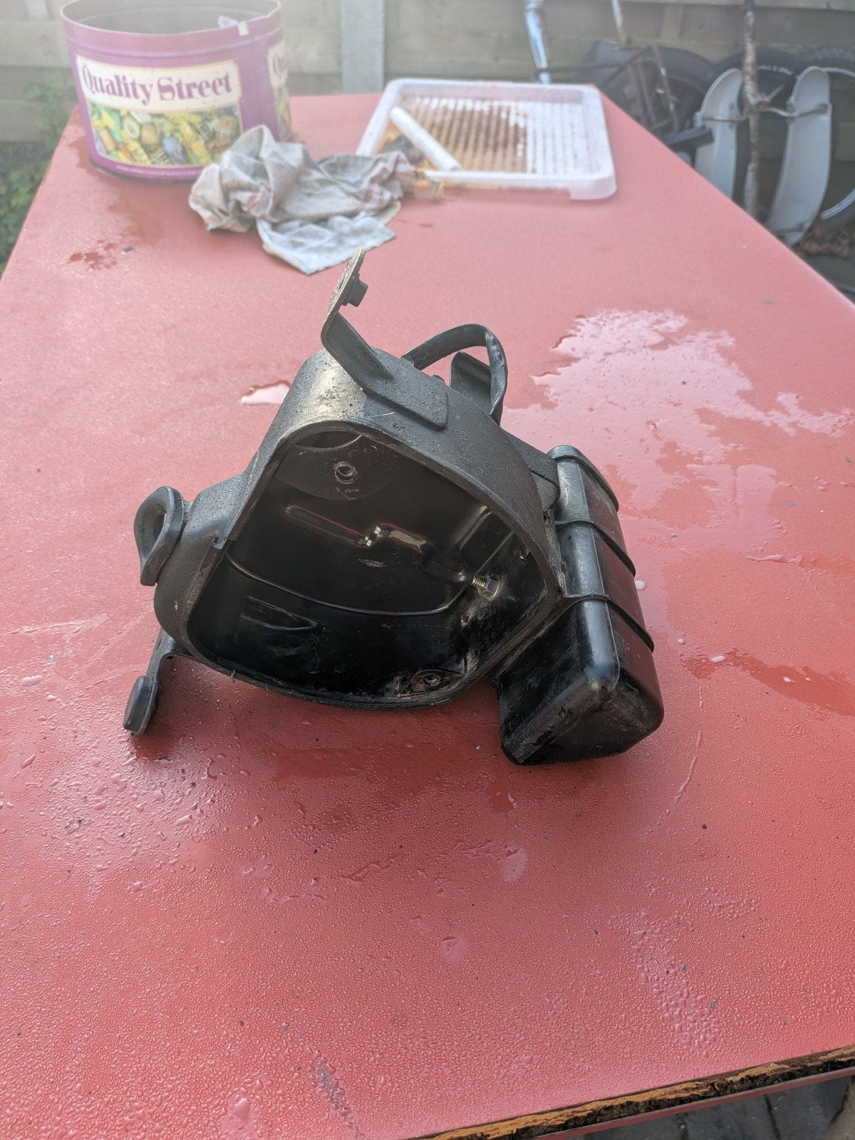 Honda CY50 luchtfilter huis + gereedschap bak, Ophalen of Verzenden, Overige merken