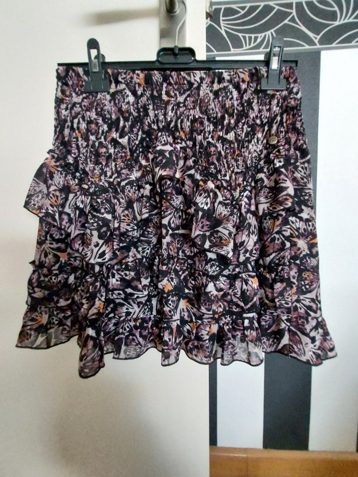 Revelation zomer rokje met ruches  - Maat M, Kleding | Dames, Maat 38/40 (M), Overige kleuren, Ophalen of Verzenden, Zo goed als nieuw