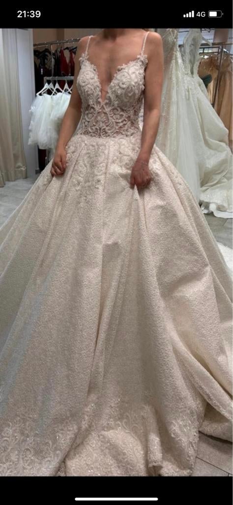 Sima Couture Trouwjurk - Zo goed als nieuw! Maat 34-36, Ophalen of Verzenden, Zo goed als nieuw, Wit, Trouwjurk
