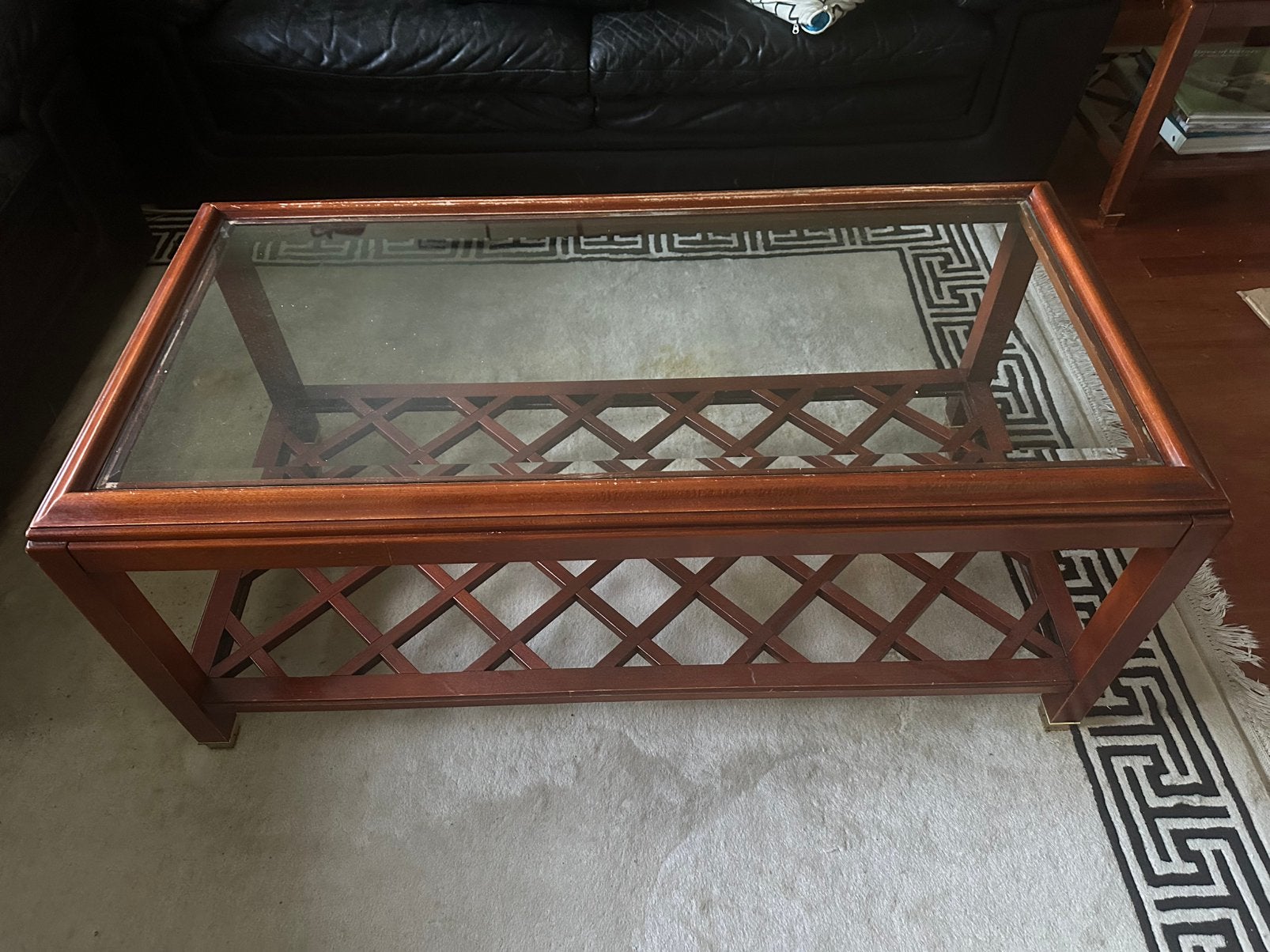 Salontafel, Huis en Inrichting, Tafels | Salontafels, Ophalen, Gebruikt, 100 tot 150 cm, 50 tot 100 cm