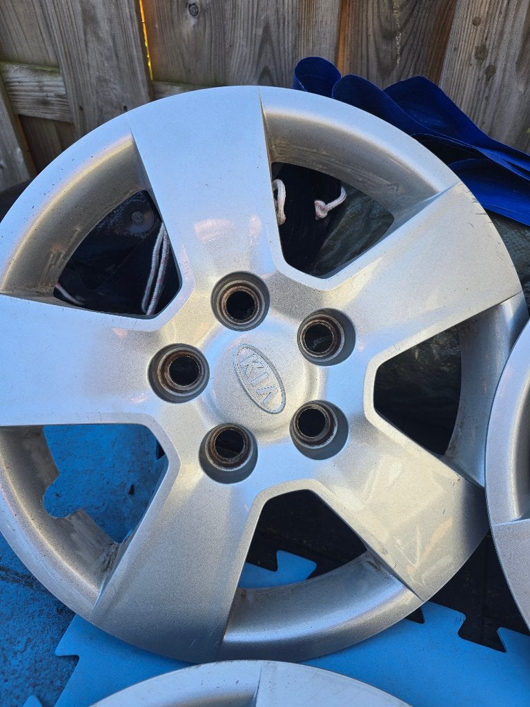 wieldoppen Kia Venga 15 inch, Auto diversen, Ophalen of Verzenden, Gebruikt