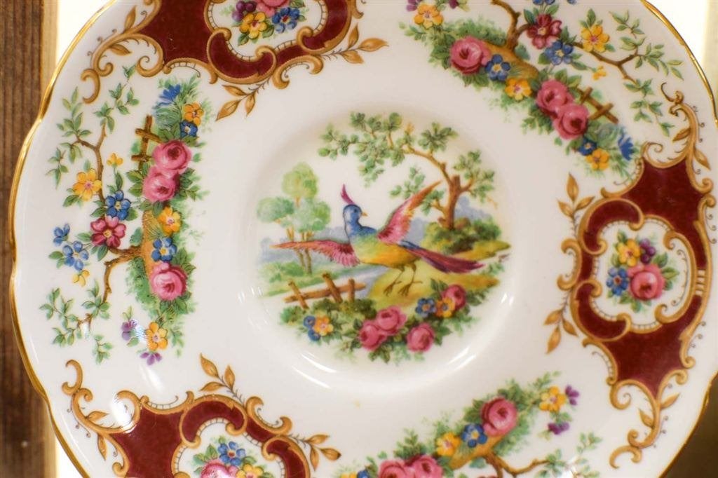 7 stuks Coalport porseleinen schoteltjes 45646, Gebruikt, Ophalen of Verzenden, Bord(en), Overige stijlen