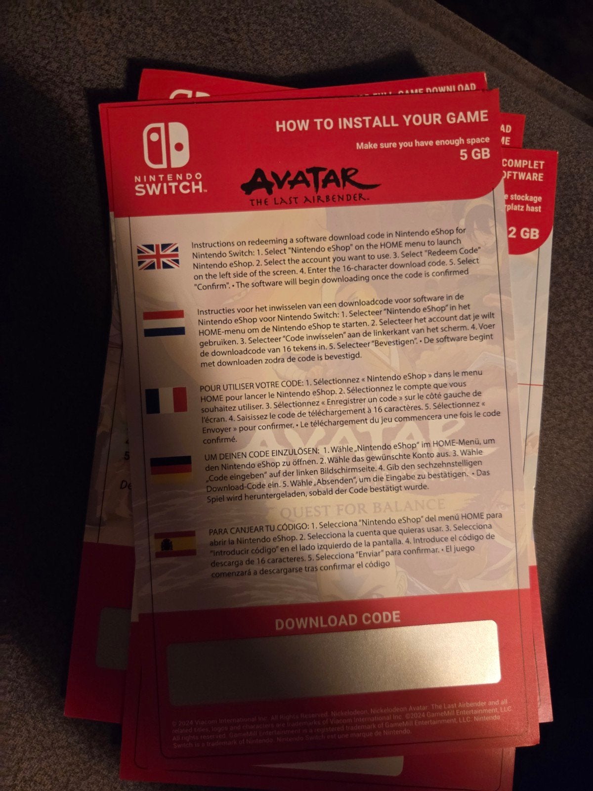 Avatar: The Last Airbender Nintendo Switch Download Code, Ophalen of Verzenden