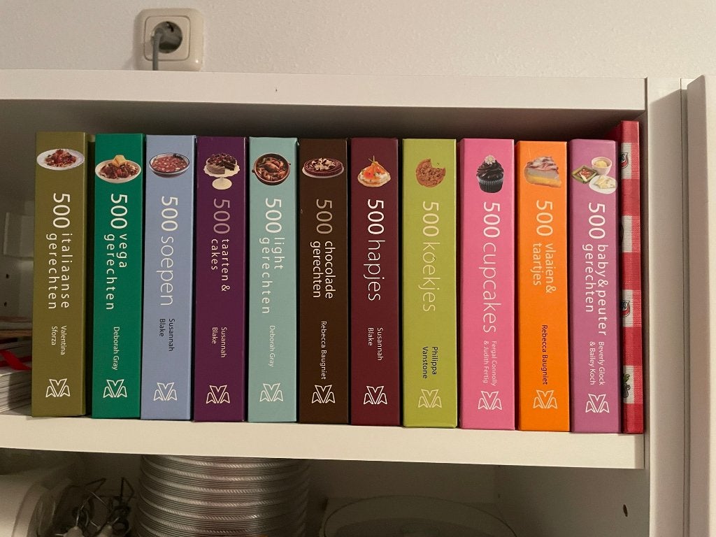 Grote collectie 500 kookboeken (Veltman Uitgevers), Veltman Uitgevers, Gezond koken, Zo goed als nieuw, Europa