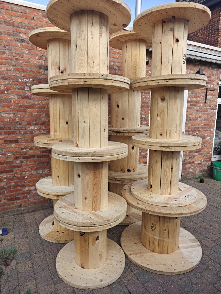 Houten haspels, Doe-het-zelf en Verbouw, Hout en Planken, Ophalen, Overige typen, Zo goed als nieuw, 50 mm of meer