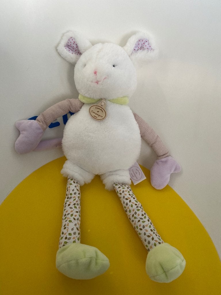 K2603 doudou et compagnie muis, Kinderen en Baby's, Speelgoed | Knuffels en Pluche, Ophalen of Verzenden, Zo goed als nieuw, Overige typen