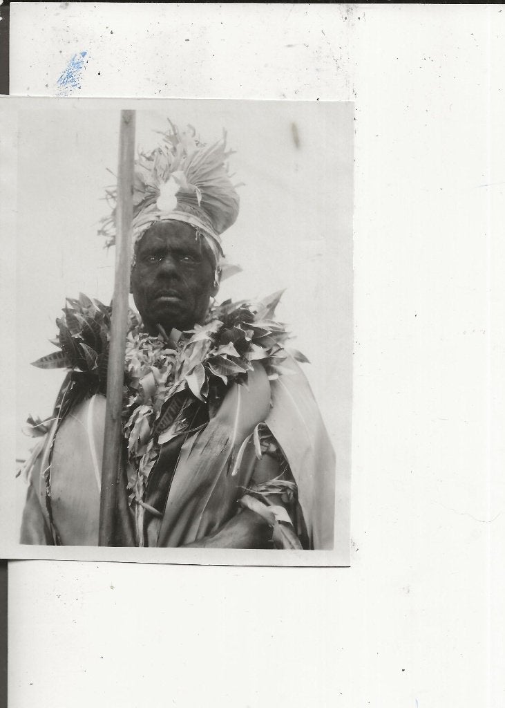 Fidji Danseur Foto1934, Ophalen of Verzenden, 1920 tot 1940, Ongelopen, Buiten Europa