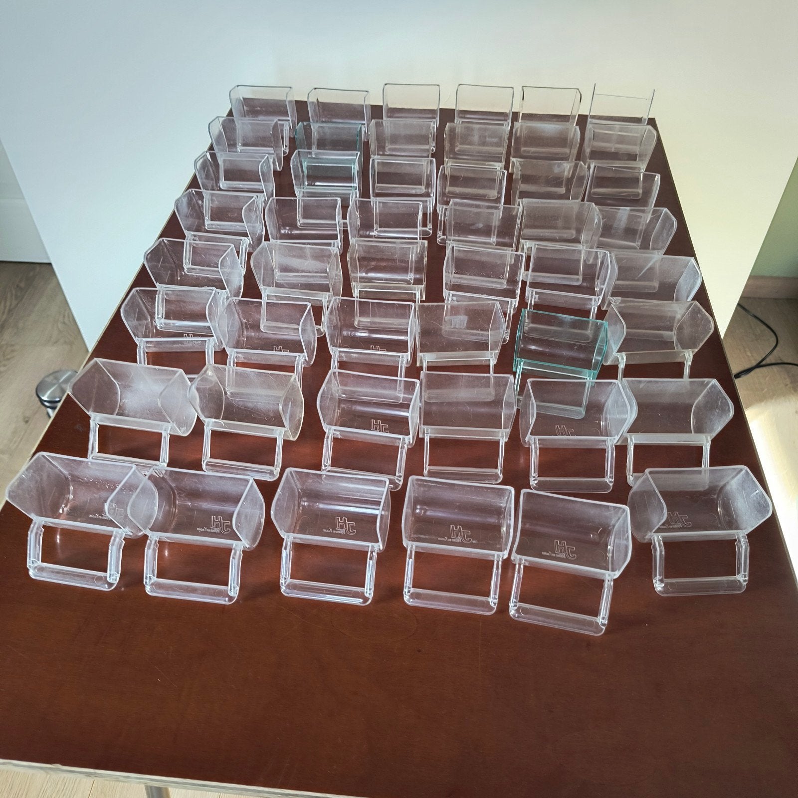 Grote partij transparante kunststof bakjes/houders, Dieren en Toebehoren, Meerdere dieren