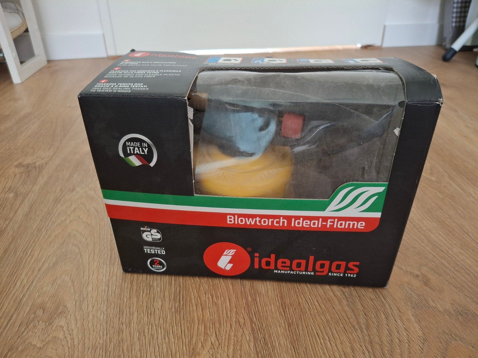 Idealgas blowtorch gasbrander / soldeerbrander, Doe-het-zelf en Verbouw, Gereedschap | Handgereedschap, Ophalen of Verzenden, Zo goed als nieuw