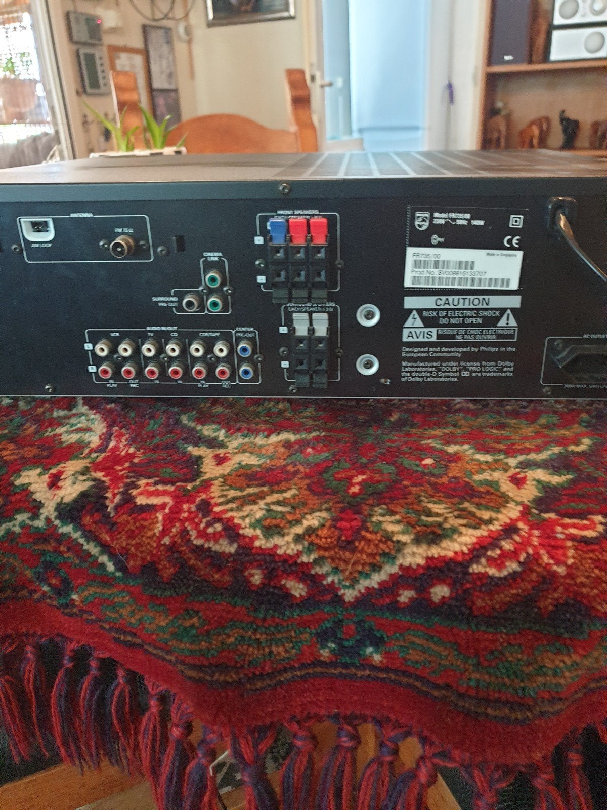 Philips FR920/00S AV Receiver - Goede staat, Ophalen of Verzenden, Gebruikt, 60 tot 120 watt