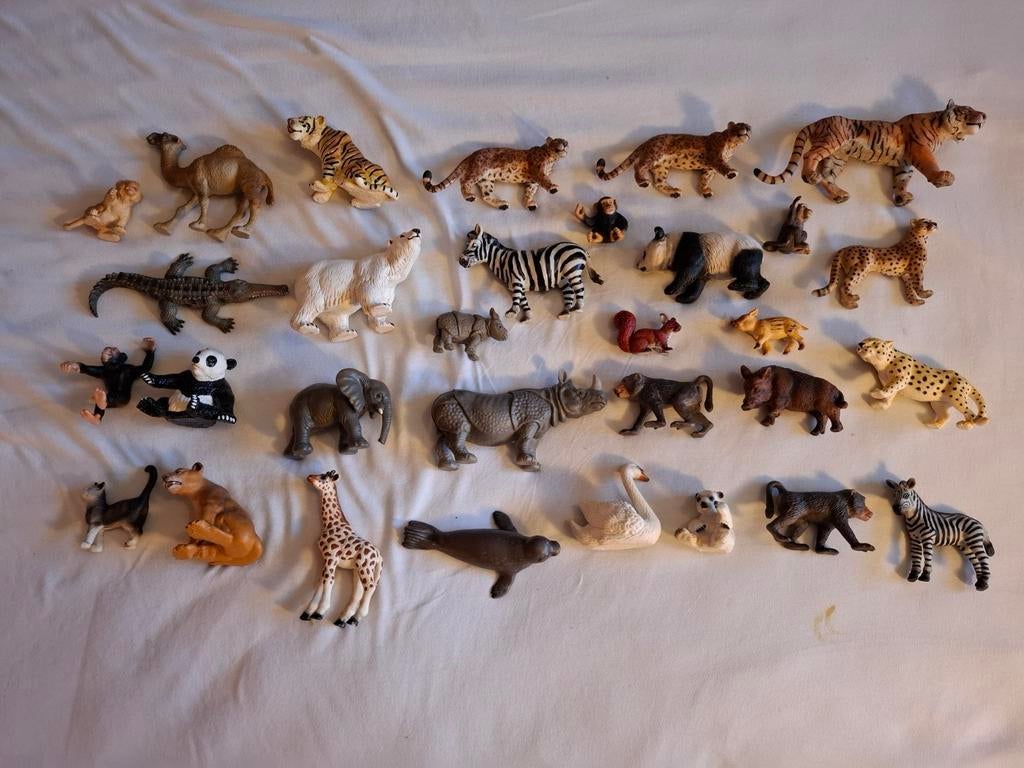 Diverse Schleich en Papo dieren, Ophalen