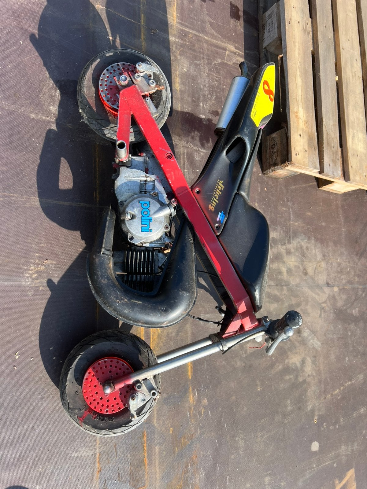 Minibike 65cc polini malossi membraam delote carb, Ophalen, Gebruikt, 65 cc, Overige typen