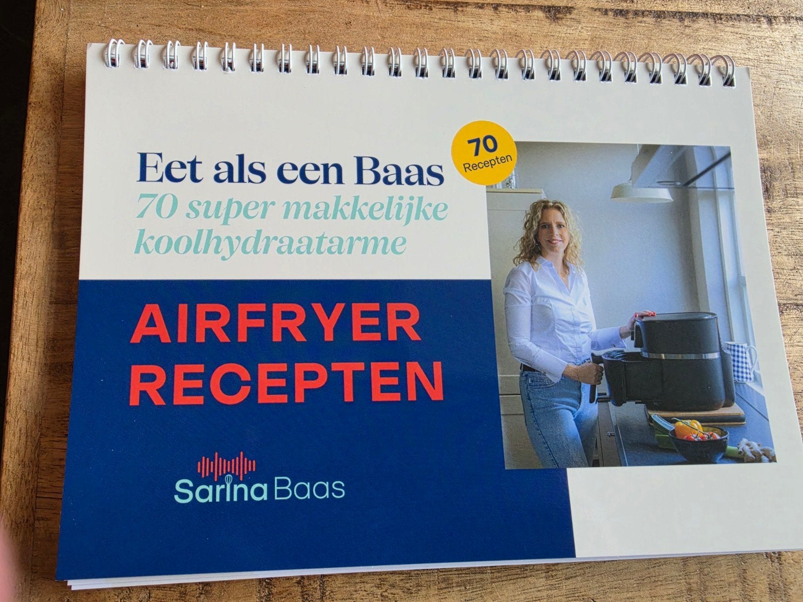 Eet als een Baas Airfryer Recepten - Sarina Baas, Voorgerechten en Soepen, Nieuw, Ophalen of Verzenden, Overige gebieden