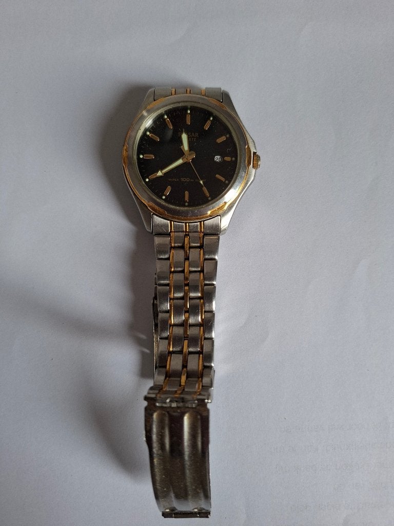 Horloge stainless steel, Overige merken, Staal, Gebruikt, Staal