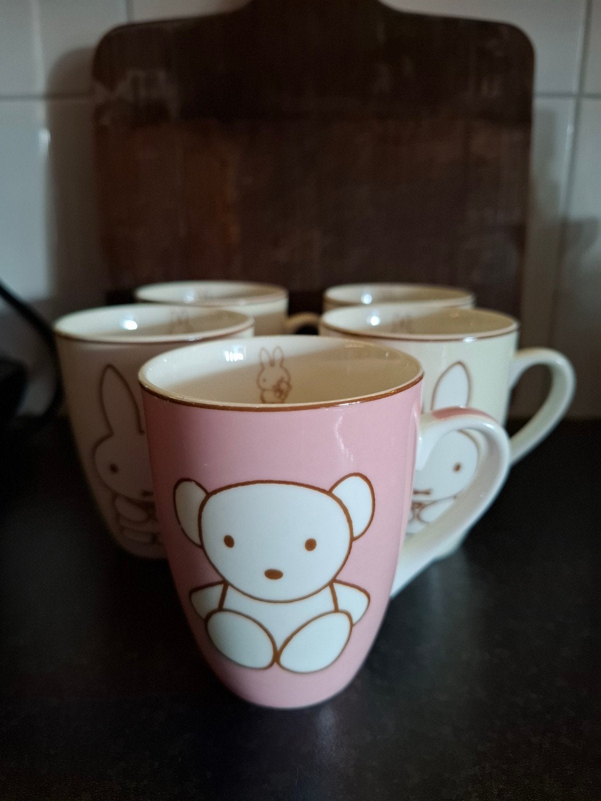 5 nieuwe Nijntje en Snuffie bekers, Overige merken, Keramiek, Nieuw, Overige stijlen
