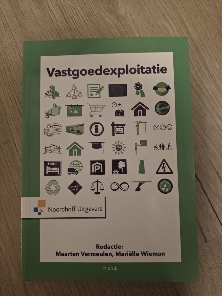 Vastgoedexploitatie - Noordhoff Uitgevers, Boeken, Ophalen of Verzenden