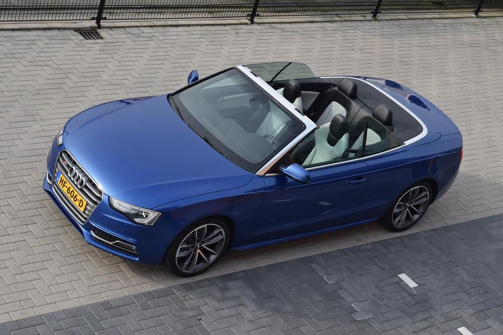 Audi S5 Cabriolet 3.0 V6 TFSI 333pk Quattro | Sepang Blauw, Gebruikt, 2995 cc, Cabriolet, 120 €/maand